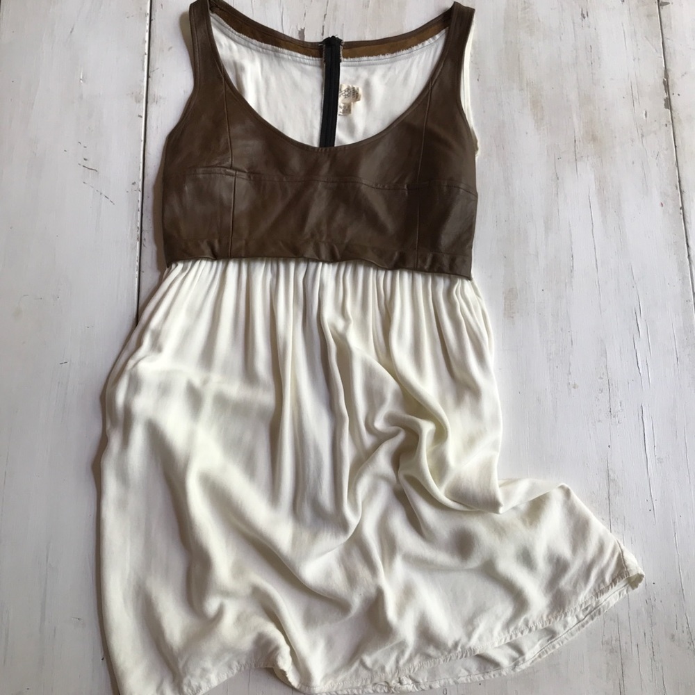Urban Renewal leather top mini dress